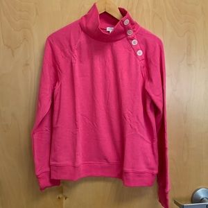 Crewcuts button neck tunic sweatshirt
